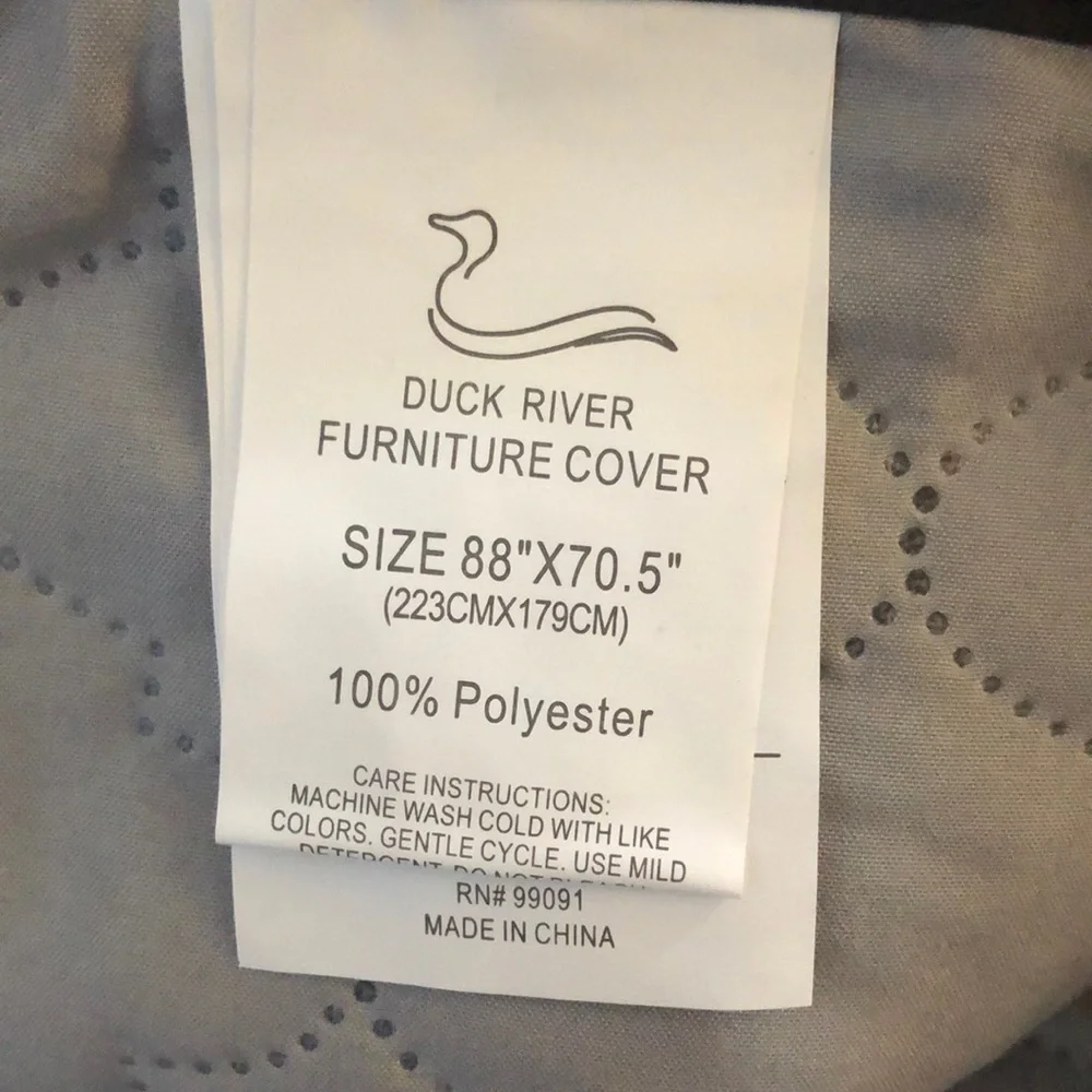 Reversible silver gray or black waterproof microfiber love chair or seat cover